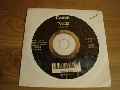 Canon TS3300 Printer Setup CD-Rom - PC Windows Software- Disk Only - Image 1 of 2