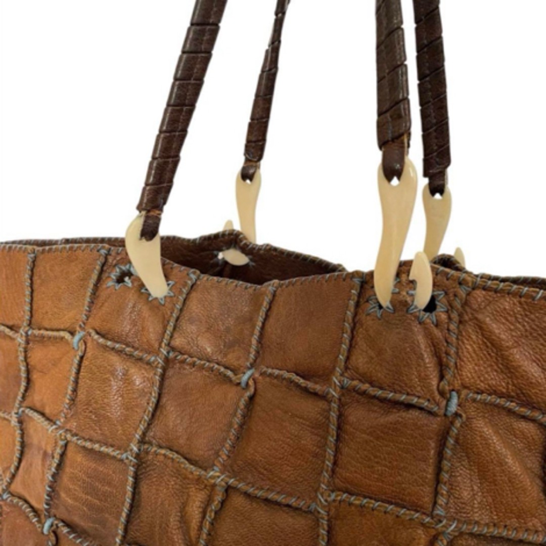 Jamin Puech Patchwork Tote Bag Leather H28xW28-47… - image 2