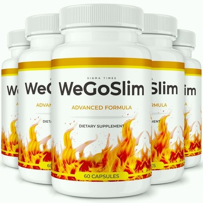 WeGoSlim Capsules, We Go Slim Formula for Weight Loss Support & Energy - 5 Pack