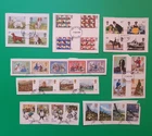 GB 1979 COMMEMORATIVE STAMPS YEAR PACK = 8 FINE USED SETS EX FDC ON PIECE #3082