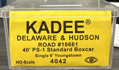 Kadee Cars HO RTR #4042 40  PS-1 Standard Boxcar Delaware & Hudson 18661 NIB