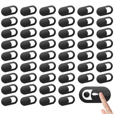 50pcs Laptop Camera Cover Slide, Ultra-Thin Webcam Phone Black 50 Pcs
