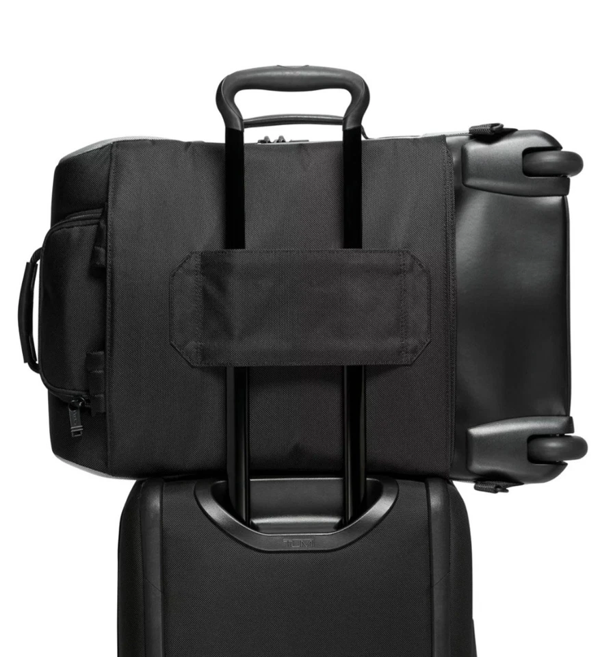 NWT TUMI Alpha Bravo International 2 Wheeled Duffel Carry-On in Gray/Black $795. - Image 3 of 4