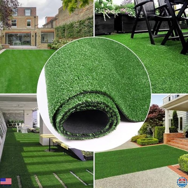 4x6 Turf Rugs Outdoor Patio Rug SHNOSU Artificial Grass Turf - 4x6 Foot Fake Grass ...