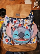 Disney Stitch Backpack Tropical Slouch Backpack