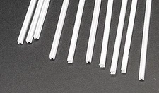 Plastruct 90542 3/32" x 15" x 3/32" Styrene H Columns (Pack of 10)