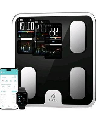 CLORIS Smart Scale for Body Weight Fat, Digital Bathroom Weighing Machine for...