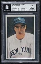 1982 Big League Collectibles Diamond Classics Joe DiMaggio #1 BGS 7 HOF 0q3