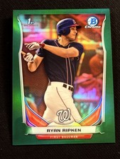 2014 Bowman Chrome 1st GREEN REFRACTOR PROSPECT ROOKIE Ryan Ripken 039/150