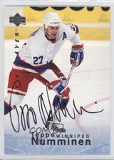 1995-96 Upper Deck Be a Player Auto Teppo Numminen #S68 Auto 2a8
