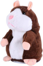Plush Interactive Toys PRO Talking Hamster Repeats What You Say Electr