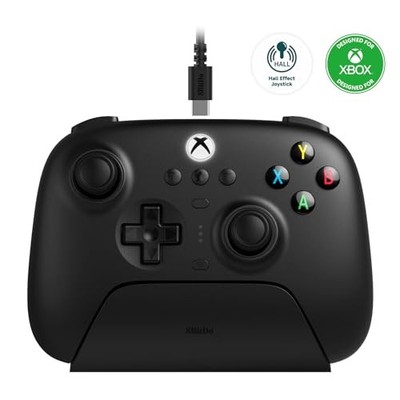 8BITDO ULTIMATE 3-MODE CONTROLLER HALL EFFECT JOYSTICKS PRO BACK BUTTONS - BLACK