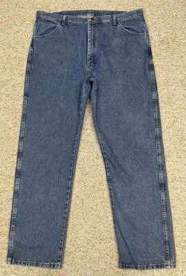 Rustler Men's Straight Leg Denim Blue Jeans size 40x32 - Image 1 of 4