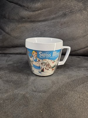 Vintage Swiss Miss Cocoa Mug | Thermo-Serv Insulated Plastic Cup | Made in USA