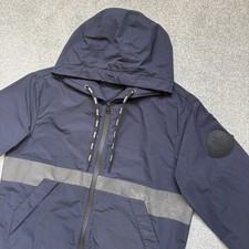 Moncler Adour Navy Windbreaker Size 2 Medium 100% Authentic