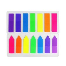  10 Pcs Sticky Index Tabs Flags Book Page Marker Bookmark Stickers
