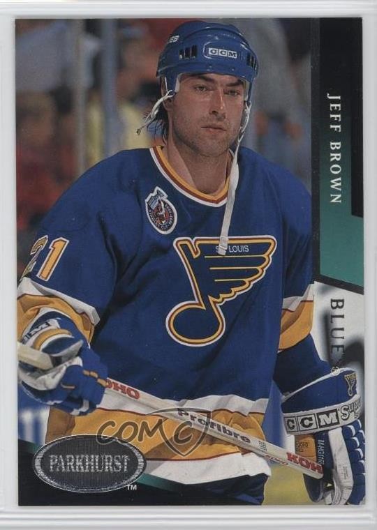 1993-94 Parkhurst Jeff Brown #173 0a4
