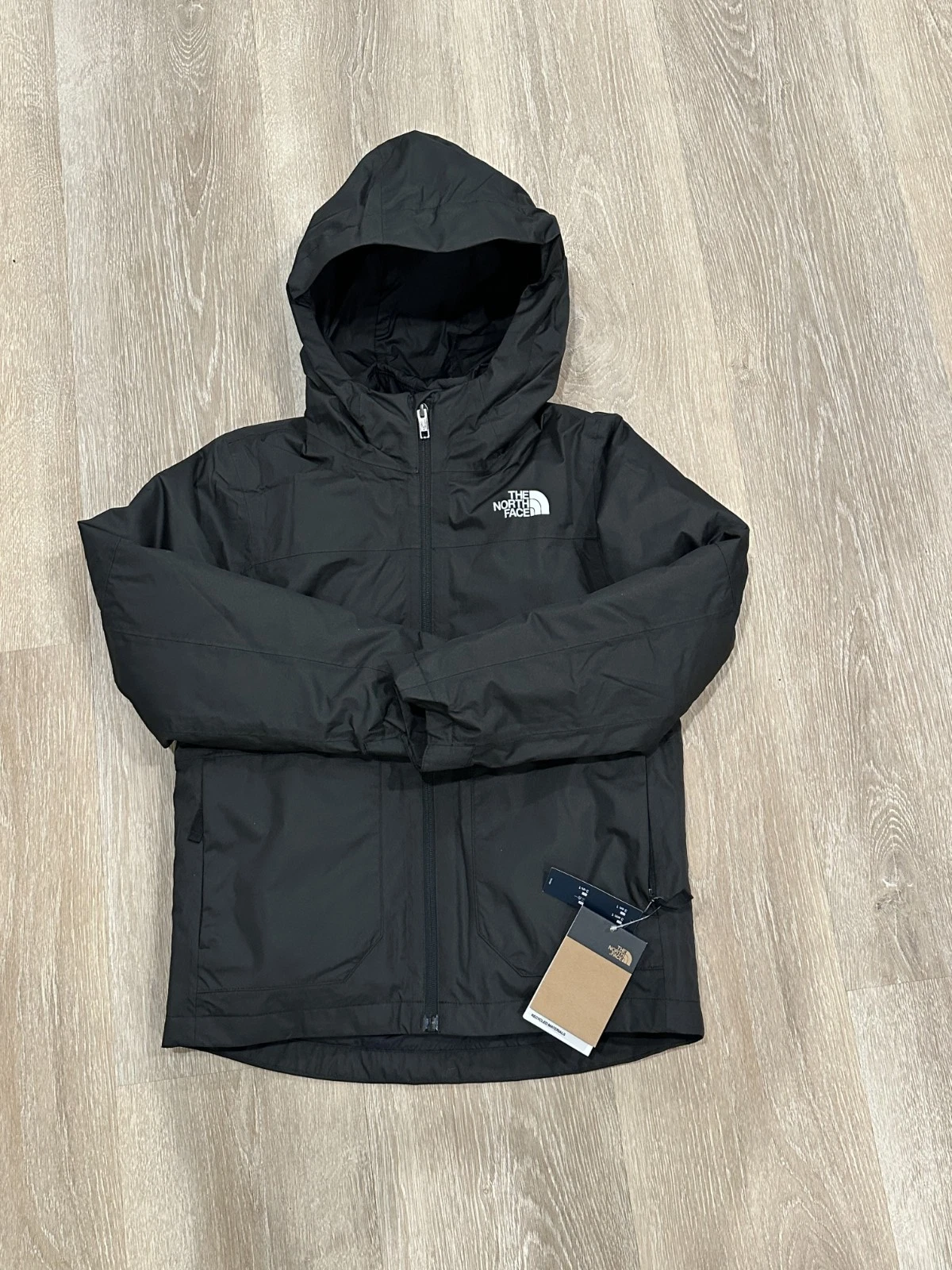 The North Face Teen North Down Triclimate 3-in-1 Jacket, Black, Medium 10, NWT