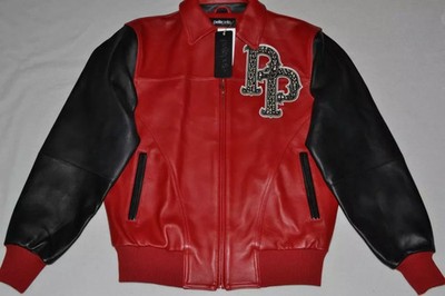 Pelle Pelle Men's LEATHER LEGEND WORLD FAMOUS Jacket RED All Sizes