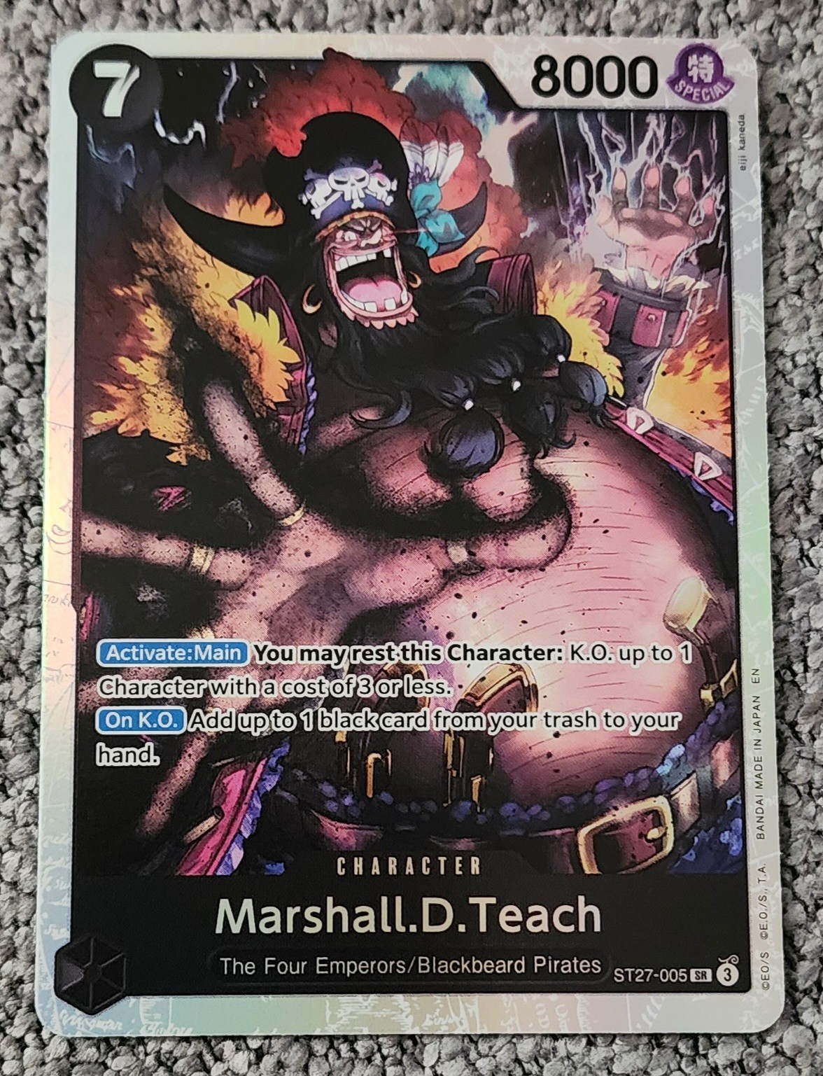 Starter Deck 27 Marshall.D.Teach ST27-005 Foil NM Free Shipping
