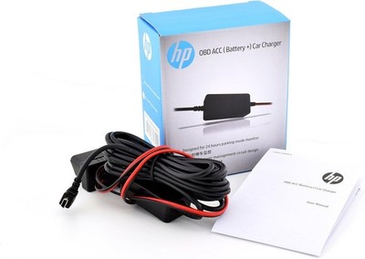 Hewlett Packard Dash Cam Hardwire Kit OBD ACC (Battery +) Car Charger