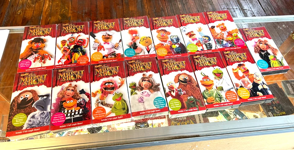 TIME LIFE THE MUPPET SHOW VHS 15 TAPES SOME SEALED MINT KERMIT MISS PIGGY ANIMAL - Image 2 of 4