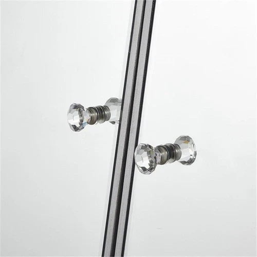 Elegant Decor Reflexion 2 Door Mirrored Nightstand in Antique Silver - Picture 12 of 12