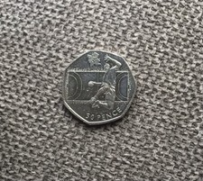 Highly collectable London Olympic Handball 50p Coin 2011 - circulated - Available on eBay