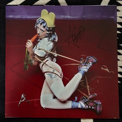 ASHNIKKO Smoochies LP SIGNED / AUTOGRAPHED WHITE VINYL w/ ALT COVER NEW RARE
