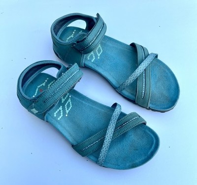Merrell Terran Cross II Adjustable Strap Performance Sandals Blue Smoke Womens 8