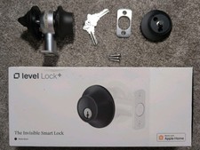Level Lock Smart Lock Matte Black Apple home keys C-L18U B4
