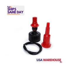 Sunoco Race Jugs FF1000, Kit Black Plastic Fastflo Jug Lid W/ Vehi Fits cle Tank