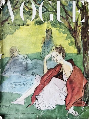 Rare collectors US VOGUE June 15 - 1947 JOAN PEDERSEN by Rene