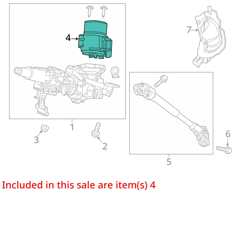 Bomba de dirección asistida Honda Fit 2016 fabricante original 134 k millas (LKQ ~ 437455052) Foto 4 de 4