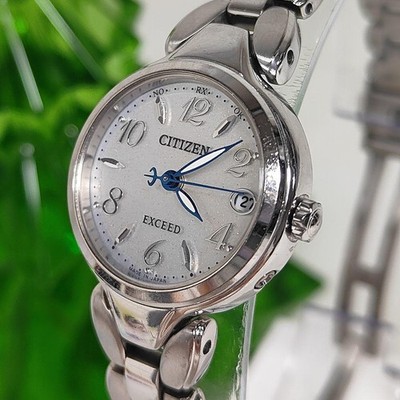 Citizen Exceed ES8040-54A Eco-Drive Solar Watch Titanium Women's