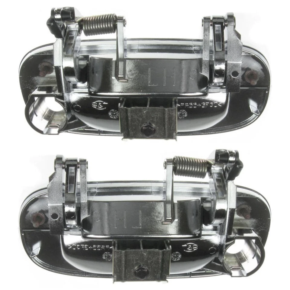 Juego de pares de manijas de puerta exterior exterior cromadas para camioneta Dodge Ram Foto 2 de 2