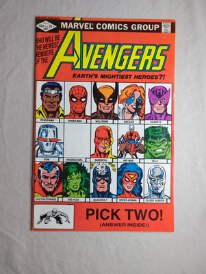 Marvel Comics Avengers #221 (1982)!