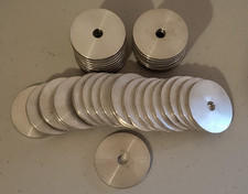 40 (qty) Aluminum Flat Washer / Spacer 2" OD x 5/32" Thickness x 5/16" ID