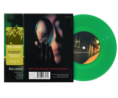 The Verve Bittersweet Symphony Translucent Green 7'' Vinyl Single NEW