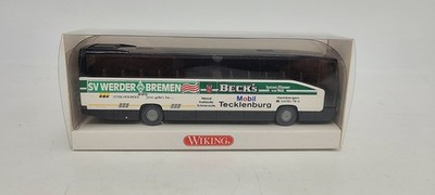 Wiking 7140741 Reisebus Merc.Benz 0 404 RHD ''SV Werder Bremen''__1:87