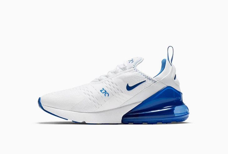 Nike Air Max 270 "White Racer Blue Game Royal" | DH0268-100