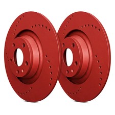 For Mercedes-benz S350 12-13 Cross Drilled 1-piece Rear Brake Rotors For Mercedes-benz S350 12-13 Cross Drilled 1-piece Rear Brake Rotors