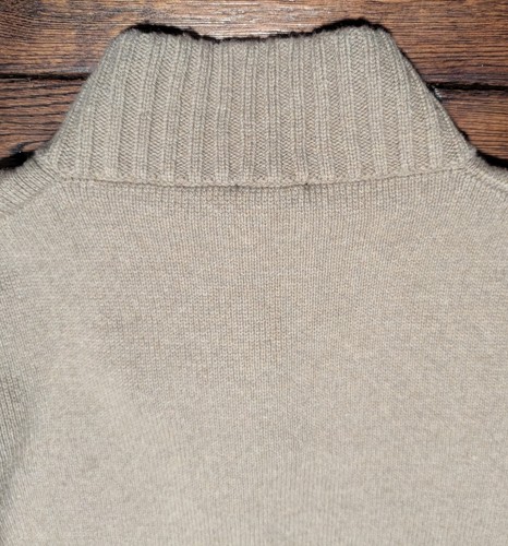 Drumohr Ribbed Trim Knit LambsWool Mock Neck Cardigan Sweater Size 56 - L - NWT - Picture 10 of 19