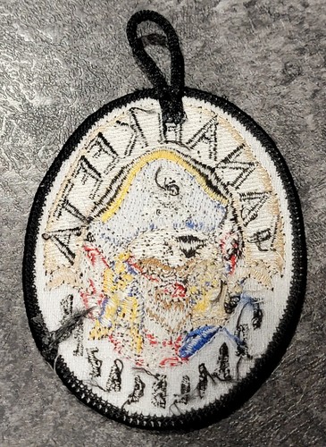 Vintage Oryginalna BSA Boy Scouts Camp TANAH KEETA Pirat Haftowana owalna naszywka - Zdjęcie 2 z 11