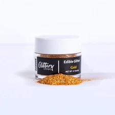 Glittery Drinks Gold Shimmer Dust - Looks like floating gold!