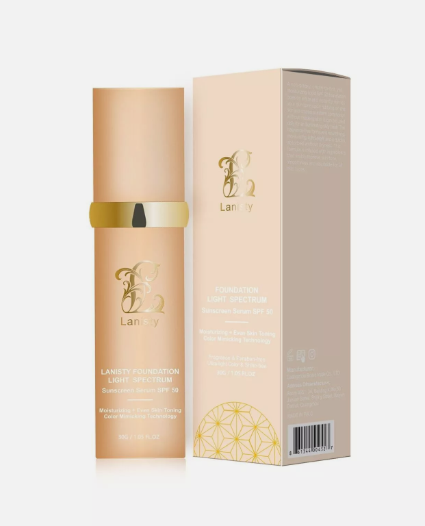 4 in 1 Biomimic Foundation Light Spectrum by Lanisty SPF 50 1.05