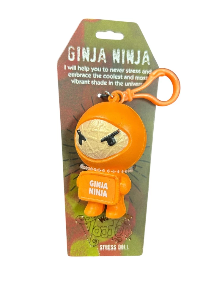 Watchover Voodoo Doll Keyring Stress Reliever Bag Charm Wedding Birthday Gift - Image 2 of 4