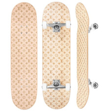 Louis Vuitton Maplewood Virgil All Over Logo Monogram Skateboard Deck GI0637
