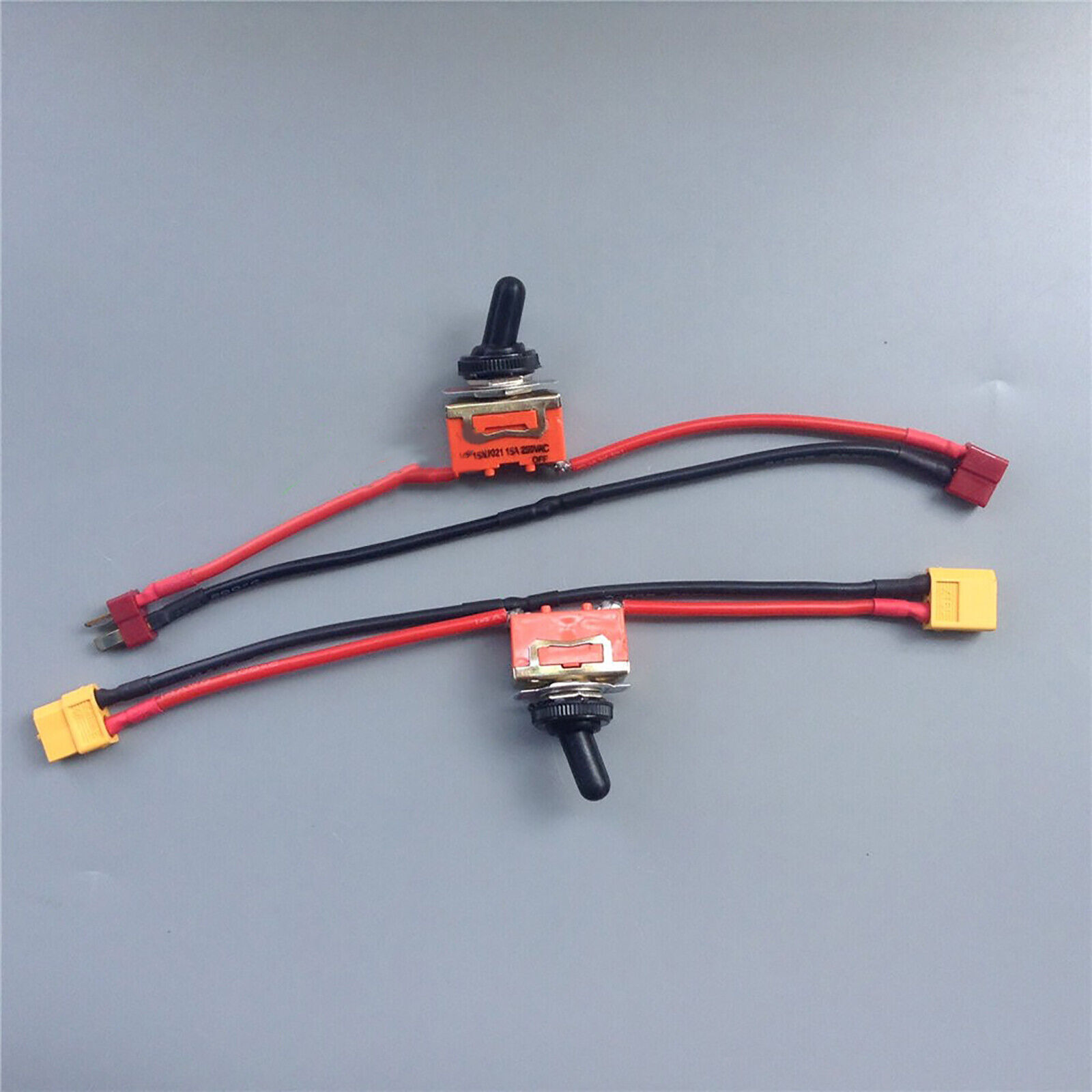 For RC Boats 2 Gear Rocker Switch Battery Power On-off Switch with T Plug/XT60