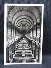 TRINITY COLLEGE LIBRARY Vtg REAL PHOTO POSTCAR